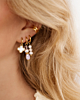 Gouden earparty met parels