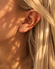 Gouden ear cuff met schakels