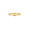 Ring met bolletje groot Goud