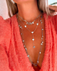 Zilveren necklaceparty met hartjes