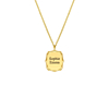 Gouden atelier ketting graveren