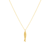 Vis ketting goud
