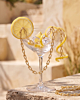 Schakelketting in glas met citroen