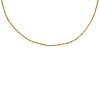 Minimalistische ketting met twist goud