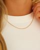 Gouden twist ketting