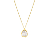 Ketting parelmoer goudkleurig