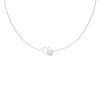 Ketting dubbele hartjes