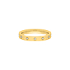Steentjes ring goudkleurig
