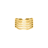 Golvend ring goud