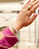 Parelarmband met parels en chains