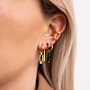 earparty goudkleurig zwarte details