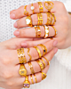 Mix van goudkleurige sieraden shoppen