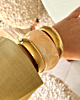 gouden bangle armparty
