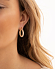 gouden sparkle hoops