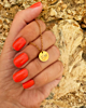 Gouden ketting met twee initialen