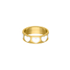 Love ring fashionista goudkleurig