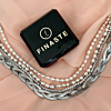 Trendy kettingen mix in het zilver met sieradendoosje