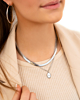 Vintage initial necklace