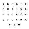 Overzicht letters