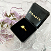Shop de ringen in een sieradendoosje