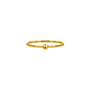 Ring met bolletje klein goud