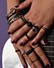 Ringparty met zwarte ringen