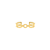 Ring verstelbaar chain kleur goud