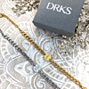 zilveren en gouden schakelarmband voor heren