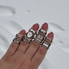 Leuke set met ringen om te dragen