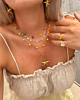 gouden gekleurde necklace layer
