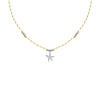 Beige touw ketting zeester