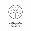 Letter posities ketting met 5 letters