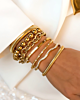Gouden armparty shoppen