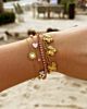 Zomerse armparty met roze details