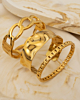 Gouden bangle combinatie