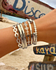 Zilveren armparty bangles