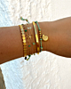 Gouden armparty groen
