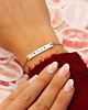 Zilveren bar armband voor Valentijn