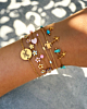 Gouden armparty pastel