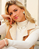 Zilveren hartjes sieraden look