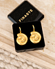 gouden schelp oorringen