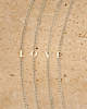 Mini initial kettingen love