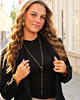 Gouden sieraden look met lange ketting