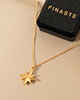 Ster ketting goud in sieradendoosje