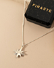 Ster ketting zilver met sieradendoosje