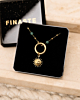 Gouden ketting met zon in sieradendoosje