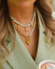 Gouden necklaceparty bedels