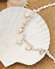 Steentjes bedelketting zilver