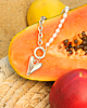 Zilveren hartjes ketting
