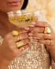 Cocktail glas met ringen